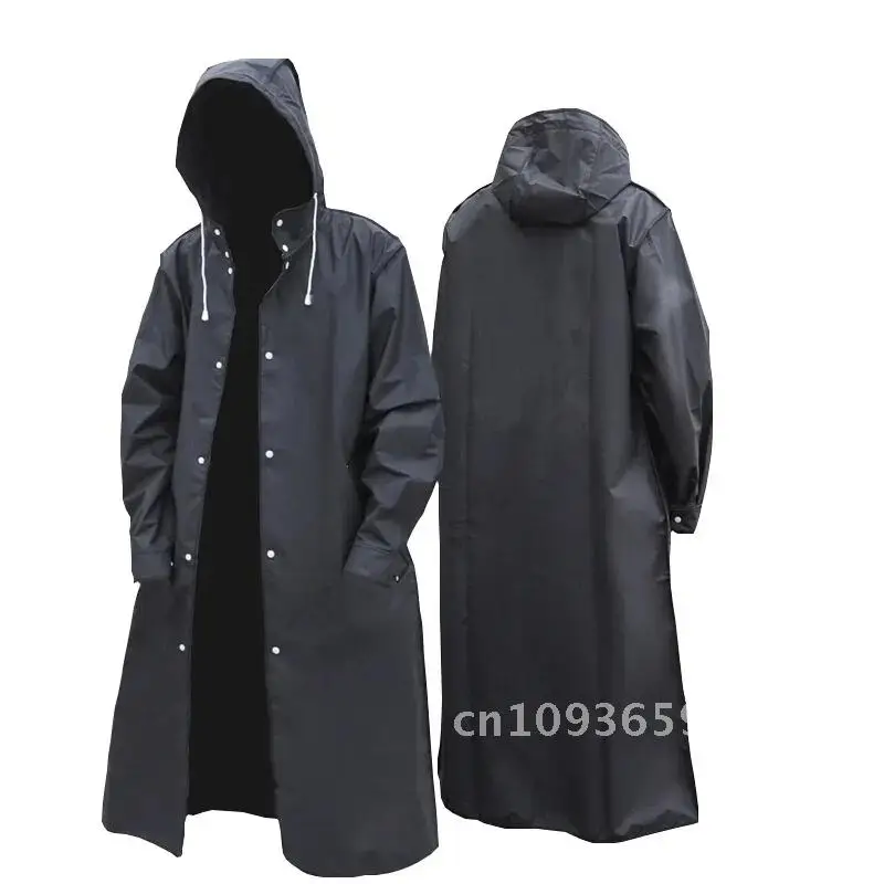Hooded Raincoat Black Fashion Adult Waterproof Long Mountaineering Thickened Outdoor Raincoat Raincoat Fishing Poncho Men's
Hooded Raincoat Black Fashion Adult Waterproof Long Mountaineering Thickened Outdoor Raincoat Raincoat Fishing Poncho Men's