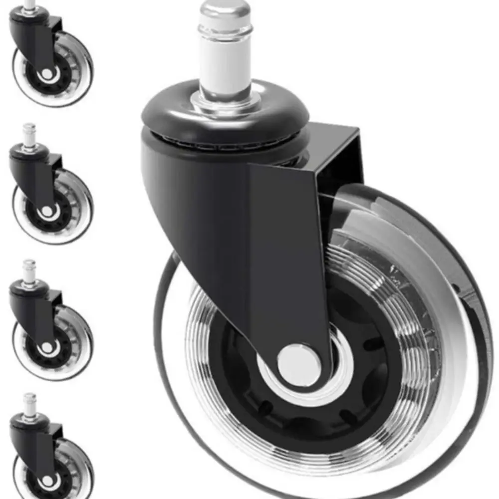 5PCS PU Office Chair Caster Wheel 2.5 inch/ 3 inch Wheel Replacement Rotatable Caster Mute Swivel Furniture Hardware
5PCS PU Office Chair Caster Wheel 2.5 inch/ 3 inch Wheel Replacement Rotatable Caster Mute Swivel Furniture Hardware