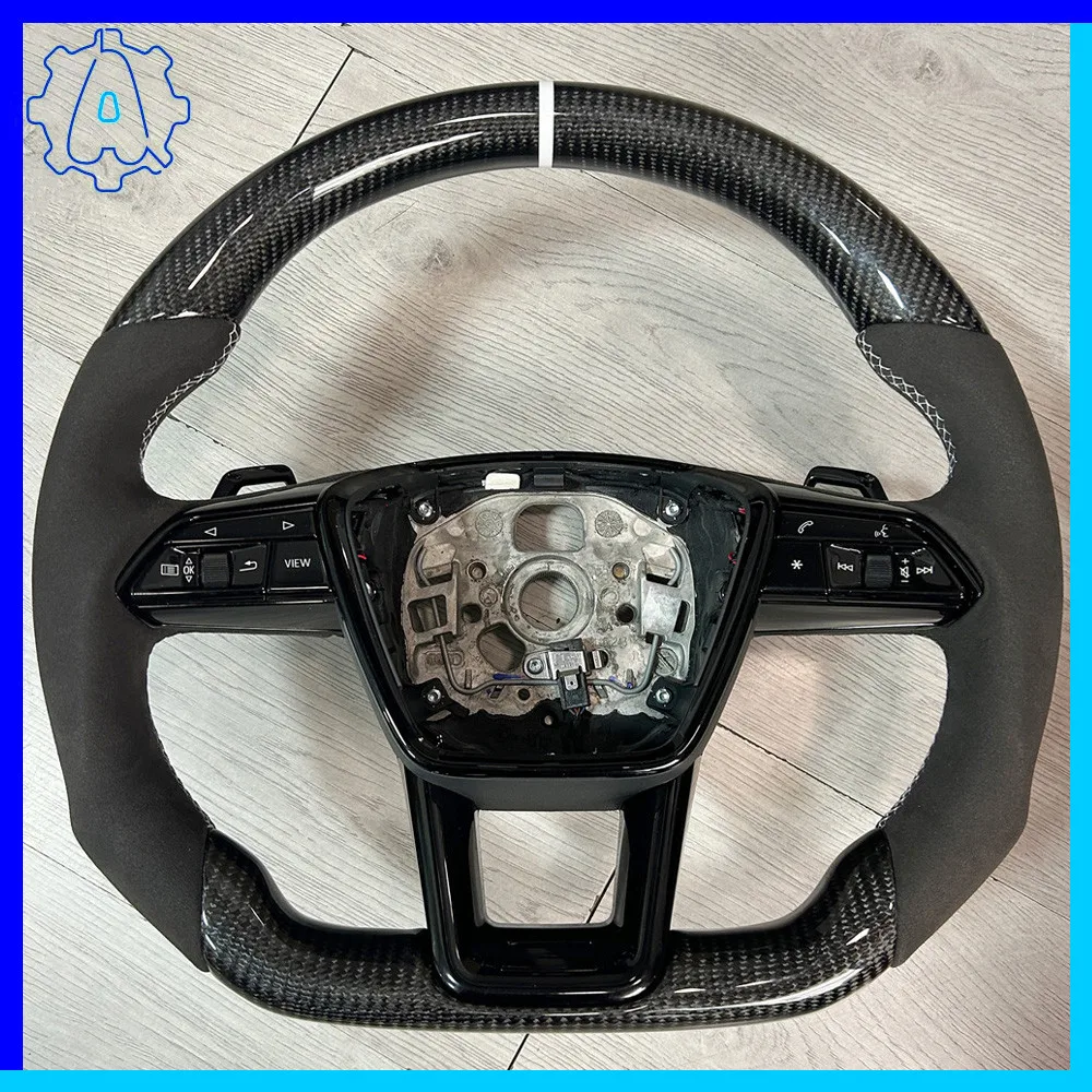 Carbon fiber sport steering wheel for AUDI A6 C8 Alcantara leather multifunction steering wheel, Car Accessories
Carbon fiber sport steering wheel for AUDI A6 C8 Alcantara leather multifunction steering wheel, Car Accessories