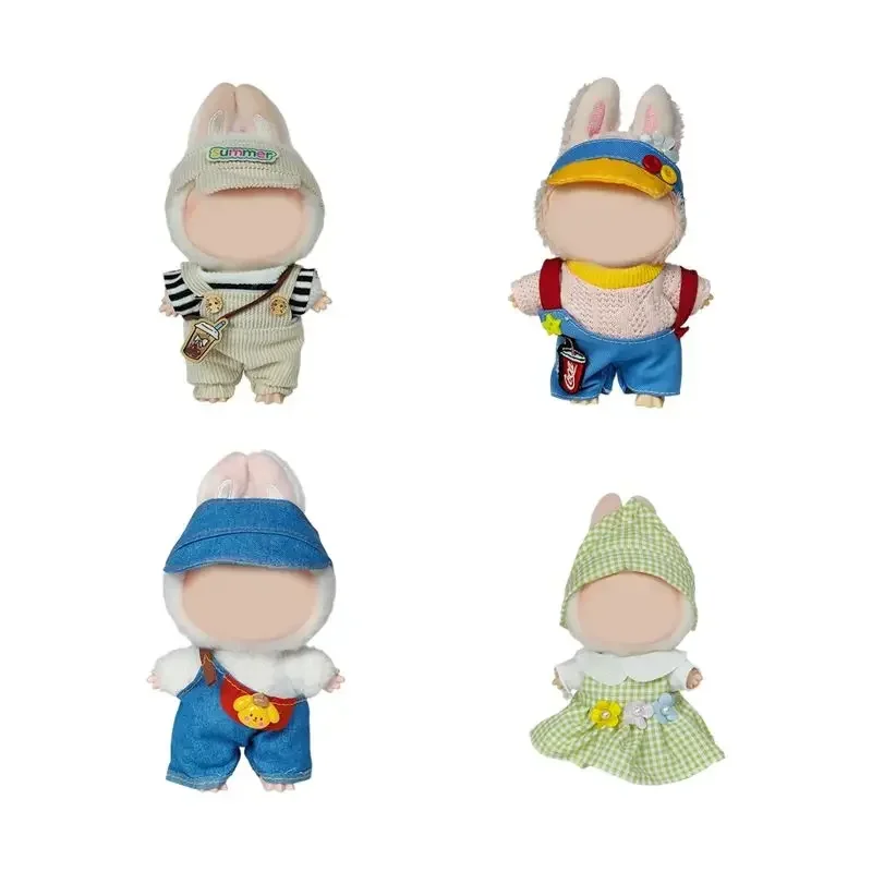 For 15cm Labubu Clothes Outfit Plush Doll Clothes - Animal Onesie Pajama Set with Hood | Cute Sleepwear
For 15cm Labubu Clothes Outfit Plush Doll Clothes - Animal Onesie Pajama Set with Hood | Cute Sleepwear