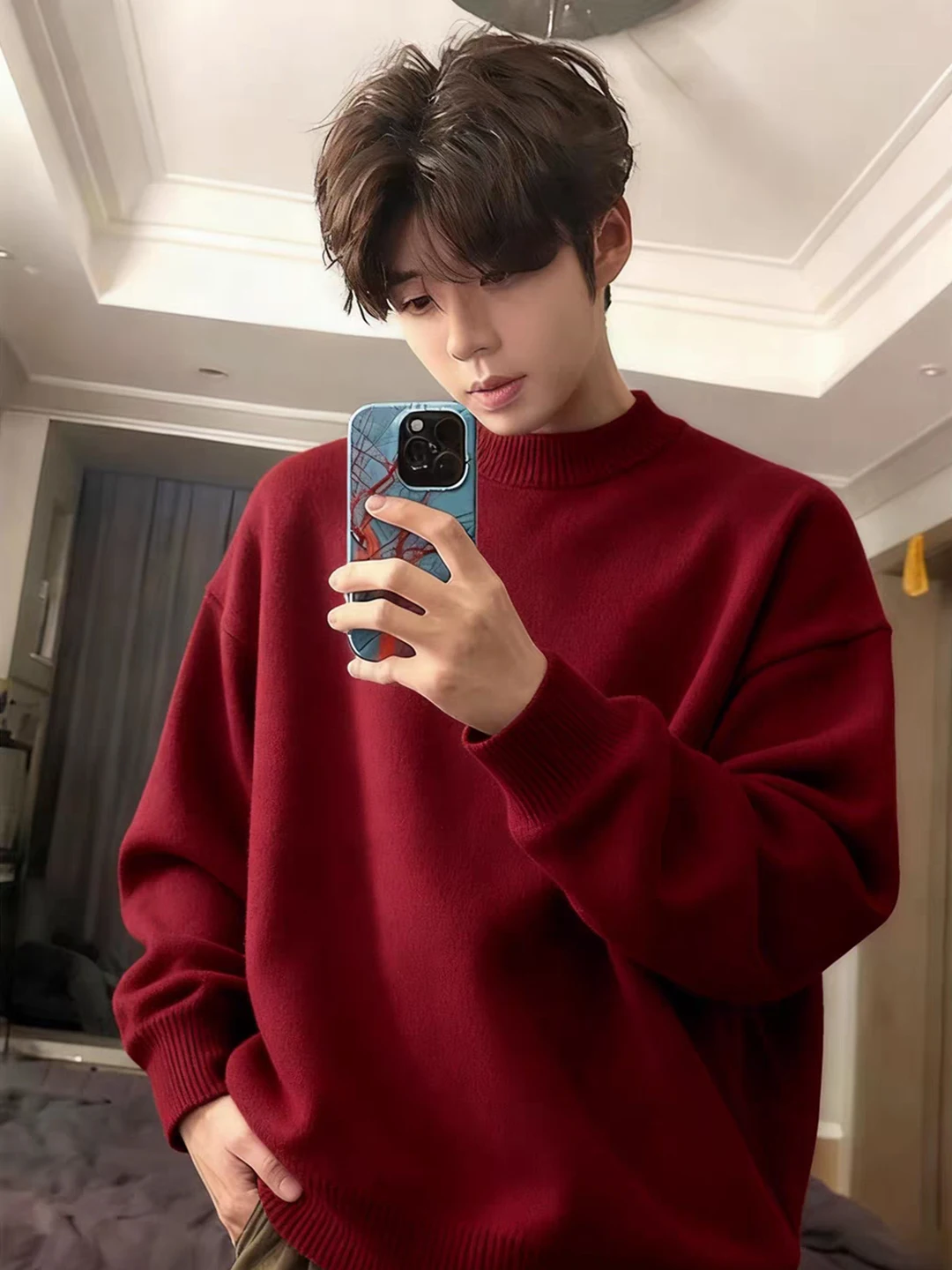 Мужской зимний трикотажный джемпер Cleanfit с круглым вырезом, на флисовой подкладке, красный, для повседневной носки, базовый слой, топ до плеч
Мужской зимний трикотажный джемпер Cleanfit с круглым вырезом, на флисовой подкладке, красный, для повседневной носки, базовый слой, топ до плеч