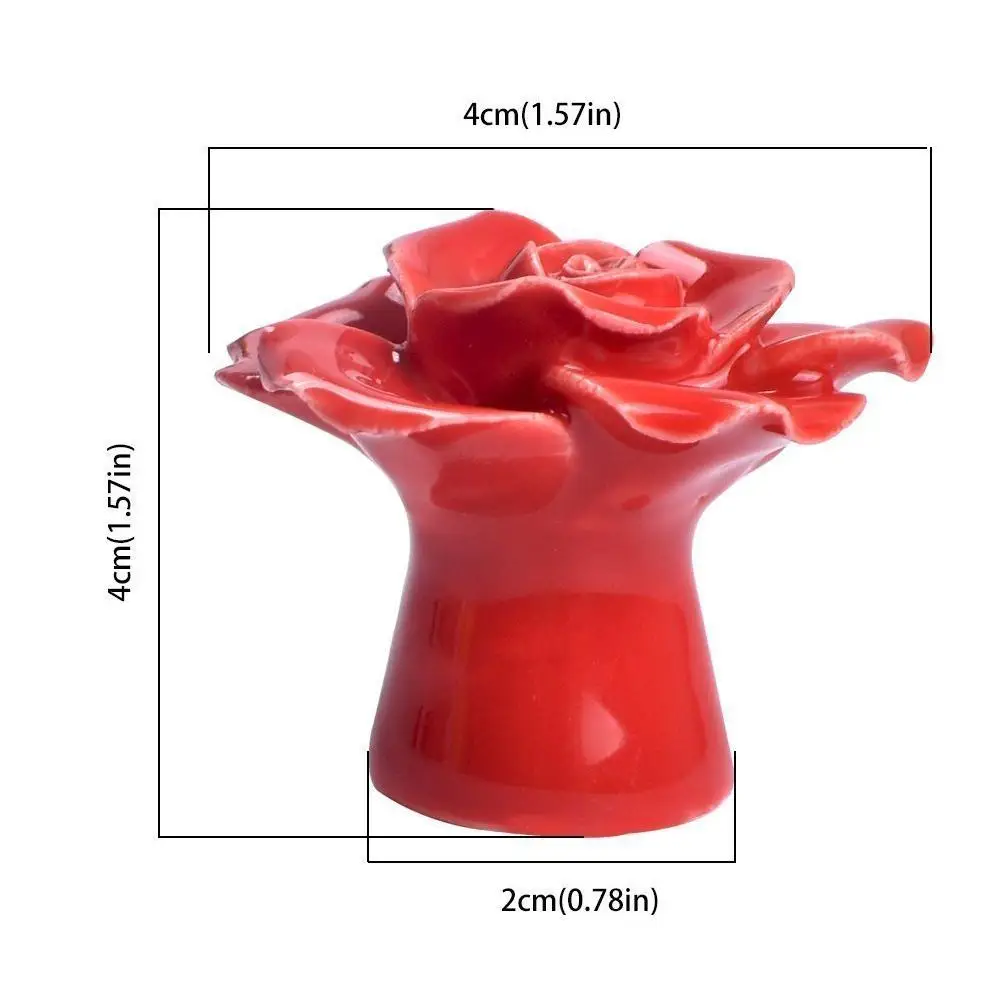 2 Pcs Ceramic Handle Drawer Red Kitchen Cabinet Handles Porcelain Pull Knob Rose Door Cupboard
2 Pcs Ceramic Handle Drawer Red Kitchen Cabinet Handles Porcelain Pull Knob Rose Door Cupboard