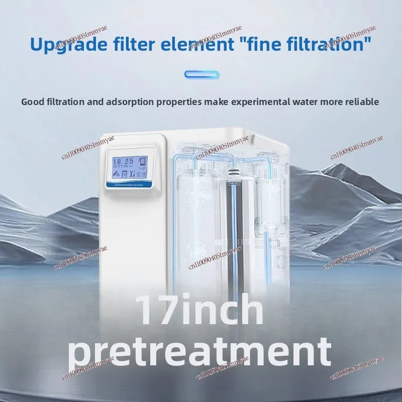 Laboratory deionized water RO reverse osmosis filter element distilled water machine
Laboratory deionized water RO reverse osmosis filter element distilled water machine
