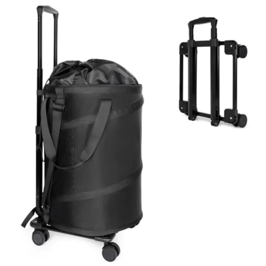 Laundry Hamper with Wheels, Extra Large 3 in 1 Pop Up Basket with Rolling Trolley, Collapsible Freestanding Carry Bag Wheeled L
Laundry Hamper with Wheels, Extra Large 3 in 1 Pop Up Basket with Rolling Trolley, Collapsible Freestanding Carry Bag Wheeled L
