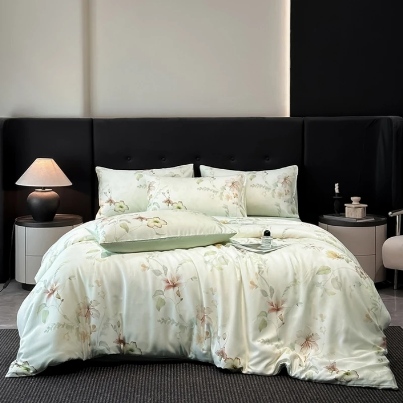 Luxury Organic Bamboo Silky Bed linens Bedding Set Vintage Flat Bed Sheet Double Queen King Duvet Cover Pillowcases Rural Style
Luxury Organic Bamboo Silky Bed linens Bedding Set Vintage Flat Bed Sheet Double Queen King Duvet Cover Pillowcases Rural Style