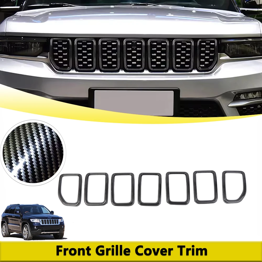Front Grille Inserts Ring Cover Grill Mesh Frame Trim Decoration For Jeep Grand Cherokee 2021-2025 Exterior Accessories Modified
Front Grille Inserts Ring Cover Grill Mesh Frame Trim Decoration For Jeep Grand Cherokee 2021-2025 Exterior Accessories Modified