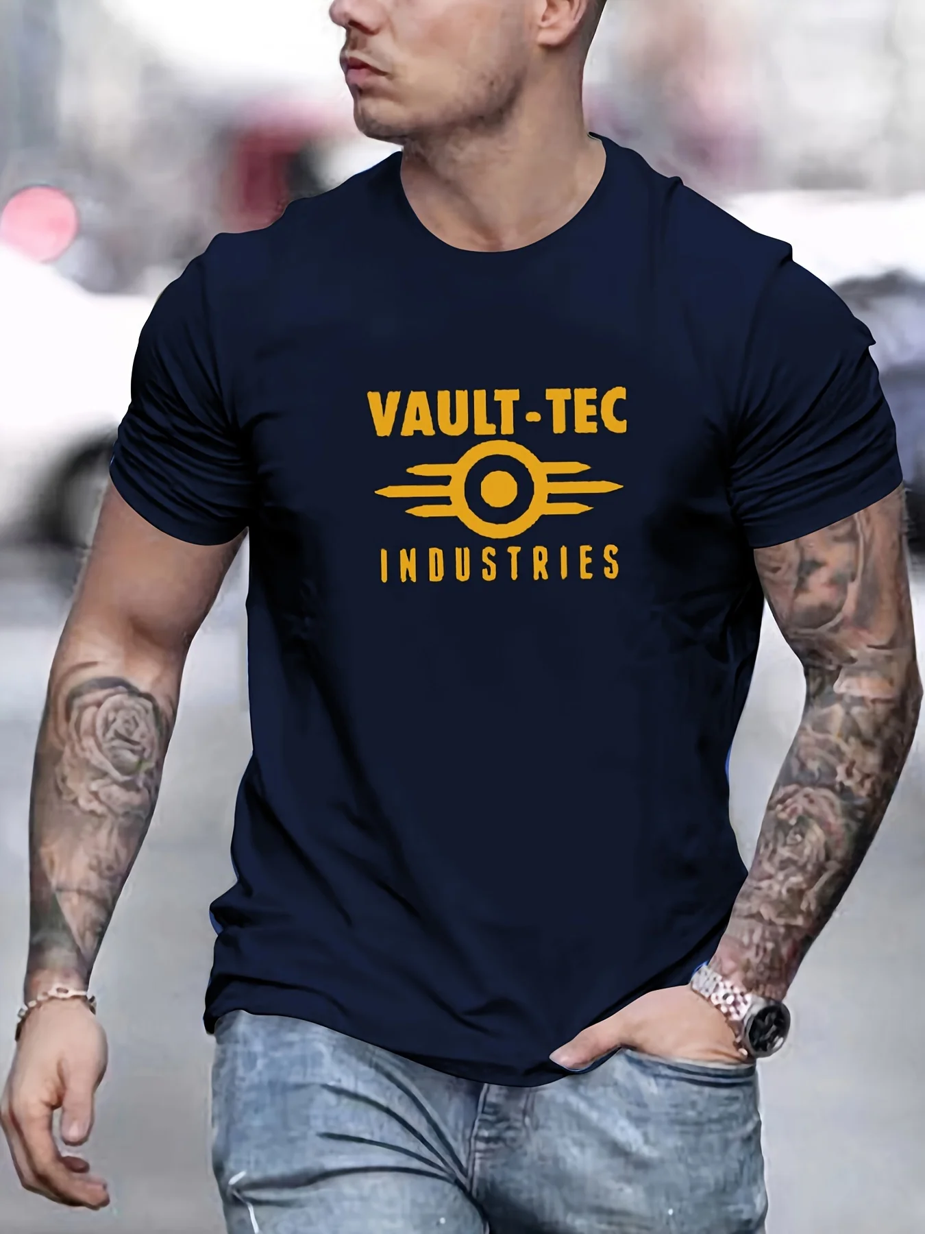 Man short sleeve T-shirt Letter Print Round Neck Breathable Streetwear Oversized Tee Casual Fashion High quality Clothing
Man short sleeve T-shirt Letter Print Round Neck Breathable Streetwear Oversized Tee Casual Fashion High quality Clothing