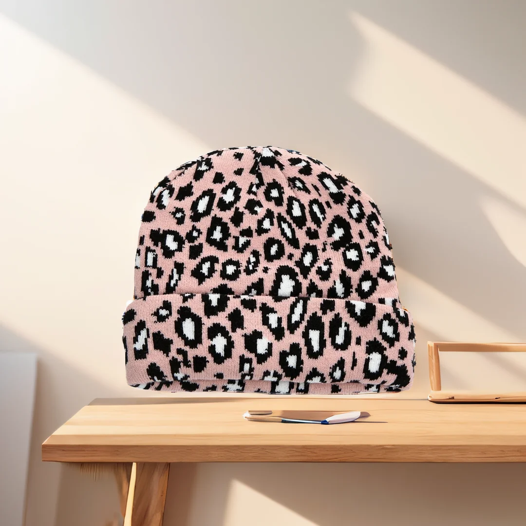 Unisex Leopard Print Smooth Knit Skull Cap Rollable Dome Beanie Slip-On Winter Fashion Trending Hat
Unisex Leopard Print Smooth Knit Skull Cap Rollable Dome Beanie Slip-On Winter Fashion Trending Hat