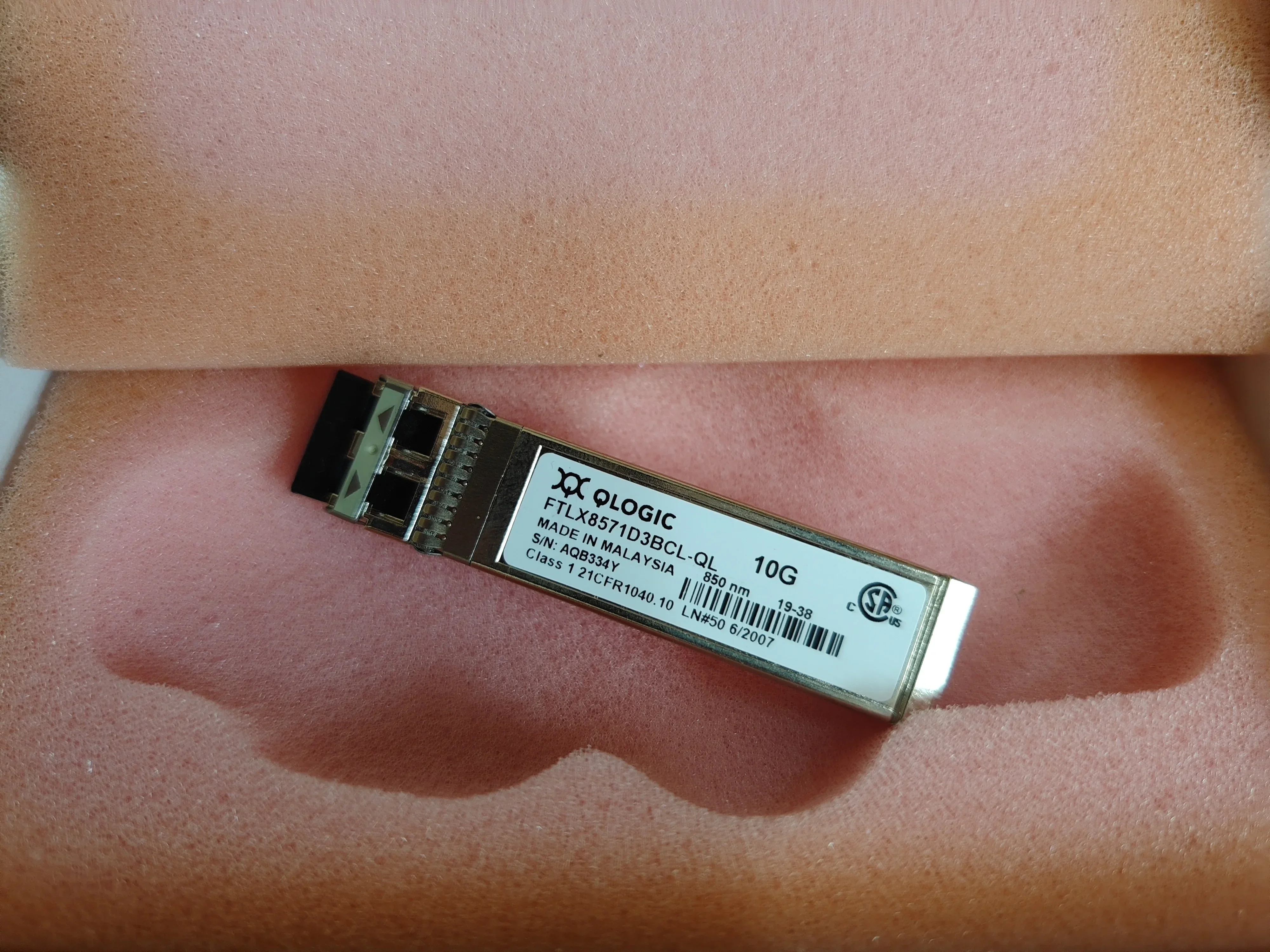 FTLX8571D3BCL-QL/QLOGIC optical switch 10g/10GB SFP+ for QLE8362 QLE8242 QLE8152 HBA Card qlogic 10g switch/qlogic 10g sfp
FTLX8571D3BCL-QL/QLOGIC optical switch 10g/10GB SFP+ for QLE8362 QLE8242 QLE8152 HBA Card qlogic 10g switch/qlogic 10g sfp