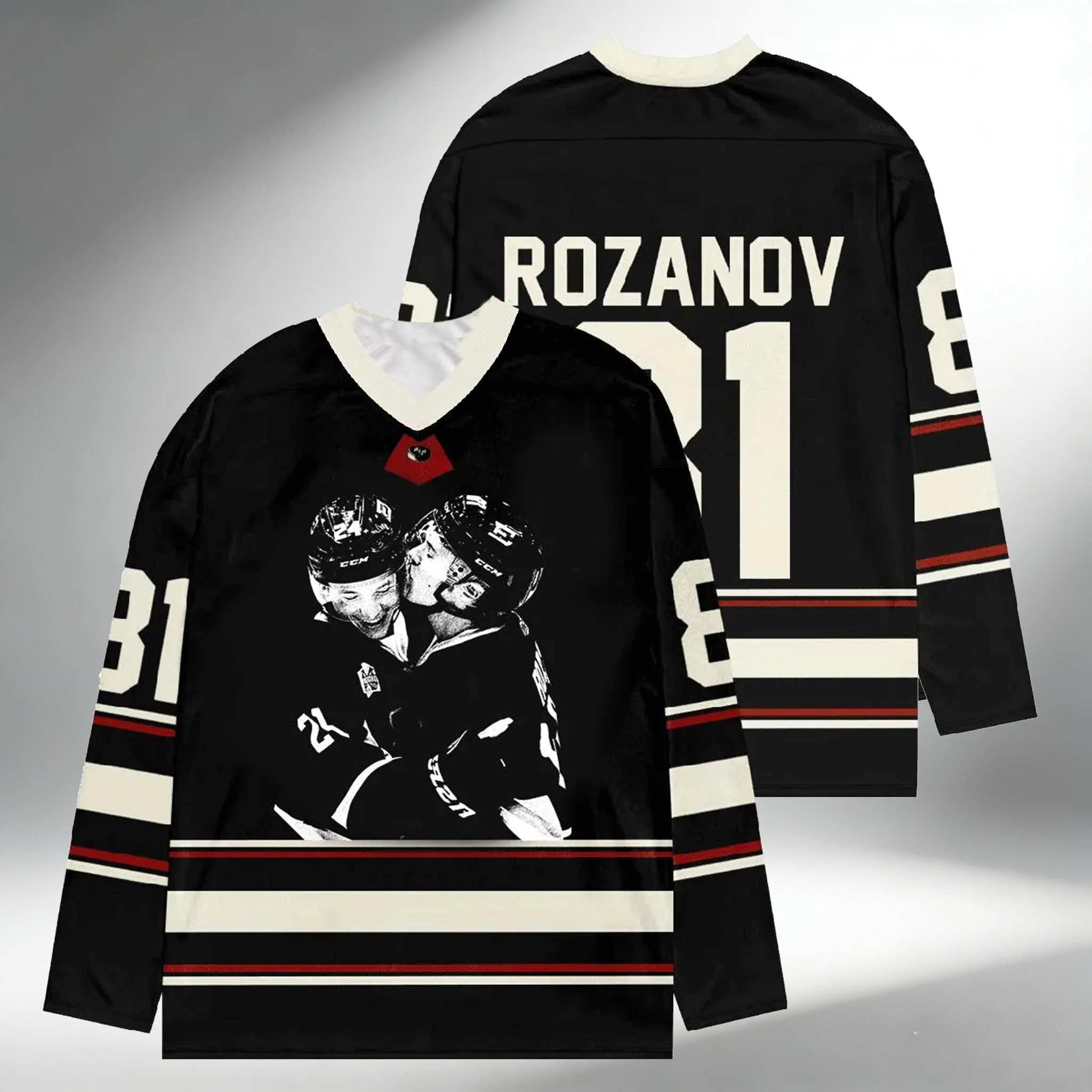 Футболка-джерси в стиле фильма, официальный дизайн «Горячая соревновательность» Илья Розанов и Шейн Холландер, крутая одежда для спортивных фанатов
Футболка-джерси в стиле фильма, официальный дизайн «Горячая соревновательность» Илья Розанов и Шейн Холландер, крутая одежда для спортивных фанатов