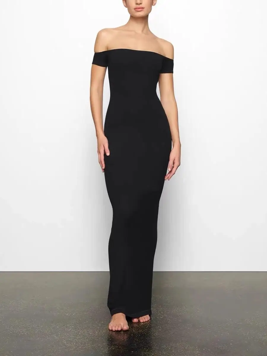 Kardaian One oulder Pure Color Sexy Elastic Waist ort Sve Long Dr Hing Body mid Stretch Knitted Summer...
Kardaian One oulder Pure Color Sexy Elastic Waist ort Sve Long Dr Hing Body mid Stretch Knitted Summer...