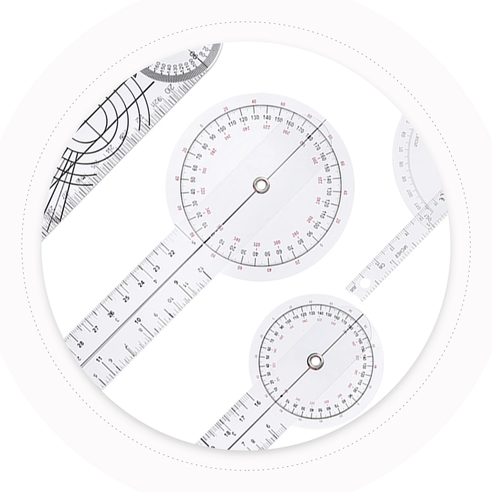 6Pcs Medical Goniometer Set Plastic Material Accurate 360 Degree Range of Motion Spinal Finger Angle Rulers Spinal Goniometer
6Pcs Medical Goniometer Set Plastic Material Accurate 360 Degree Range of Motion Spinal Finger Angle Rulers Spinal Goniometer