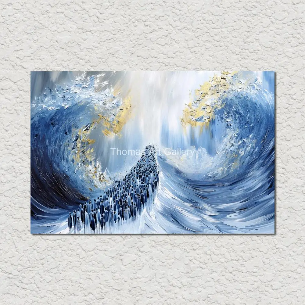 Judaica Canvas Print Wall Art Jerusalem Painting Parting of The Sea Jewish Poster Abstract Picture Bathroom Kitchen Modern Decor
Judaica Canvas Print Wall Art Jerusalem Painting Parting of The Sea Jewish Poster Abstract Picture Bathroom Kitchen Modern Decor