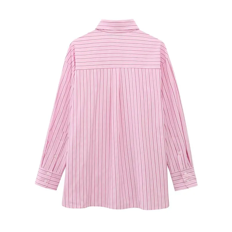 Spring 2025 Women's Faionable Striped Loose Comfortable Long Sve Collared irt Versatile Sle Casual Wear
Spring 2025 Women's Faionable Striped Loose Comfortable Long Sve Collared irt Versatile Sle Casual Wear