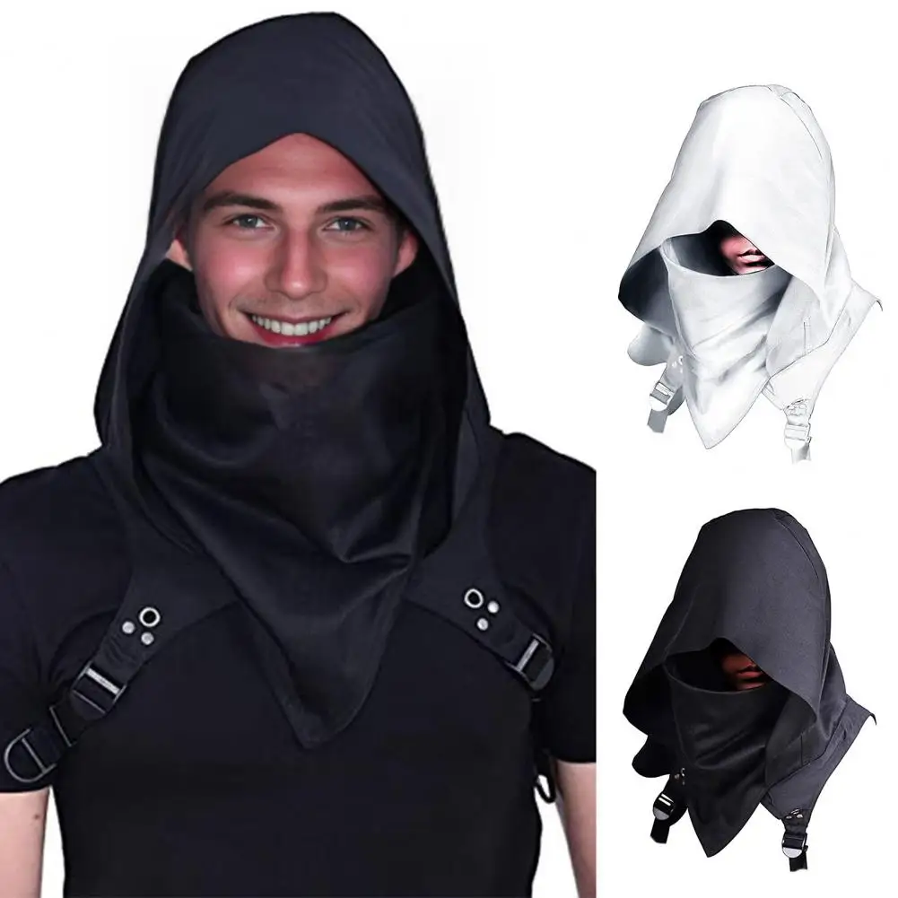 Cyberpunk Cowl Hood Scarf Short Medieval Cape Assassin Hat Pagan Costume Accessory Cloak Outfit for Halloween Cosplay Hats
Cyberpunk Cowl Hood Scarf Short Medieval Cape Assassin Hat Pagan Costume Accessory Cloak Outfit for Halloween Cosplay Hats