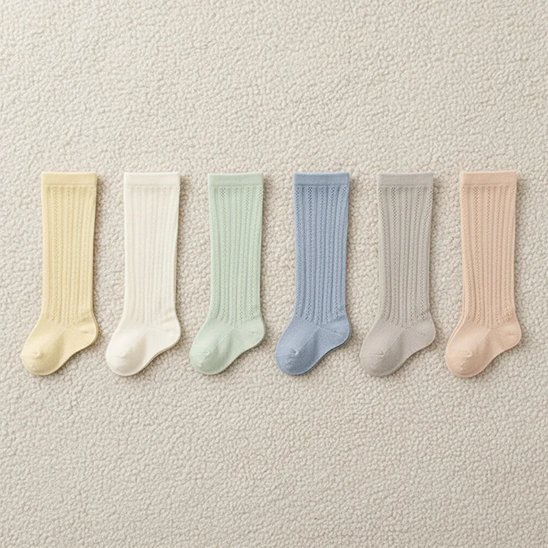 6-Pack Girls' Breathable Mesh Cotton Socks, Summer Over-the-Knee Socks, Anti-Bug Anti-Mosquito Baby Socks
6-Pack Girls' Breathable Mesh Cotton Socks, Summer Over-the-Knee Socks, Anti-Bug Anti-Mosquito Baby Socks