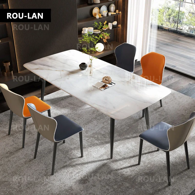 Light Luxury Color Crystal Stone Dining Table Modern Household Simple High-End Rectangular Dining Table Small Household Table
Light Luxury Color Crystal Stone Dining Table Modern Household Simple High-End Rectangular Dining Table Small Household Table