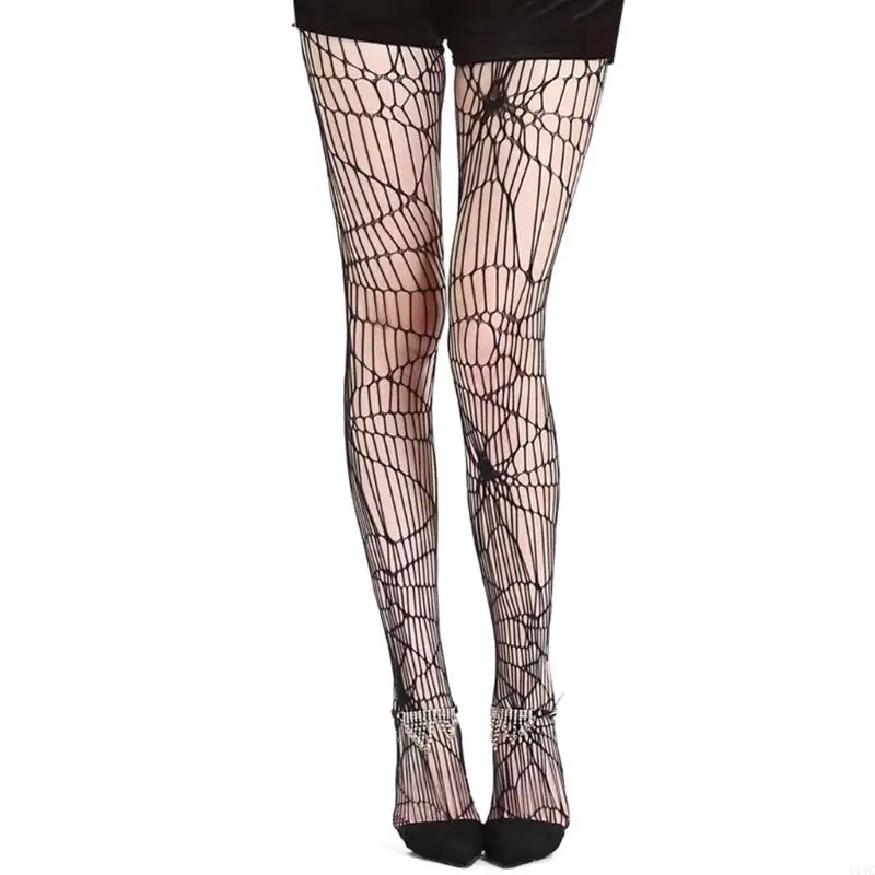 Y1AC Halloween Web Black Pantyhose Women Sexy Hollow Out Ripped Fishnet Patterned Tights Sheer Mesh Lace Witch Cosplay
Y1AC Halloween Web Black Pantyhose Women Sexy Hollow Out Ripped Fishnet Patterned Tights Sheer Mesh Lace Witch Cosplay