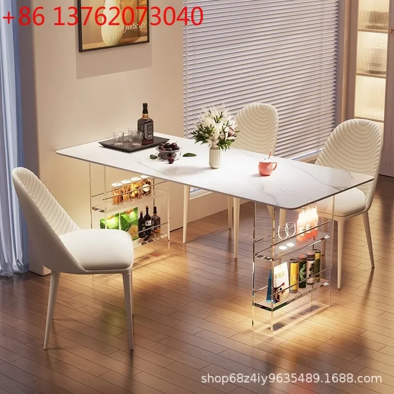 Minimalist acrylic dining table Modern simple Internet celebrity transparent suspension small apartment square dining table
Minimalist acrylic dining table Modern simple Internet celebrity transparent suspension small apartment square dining table