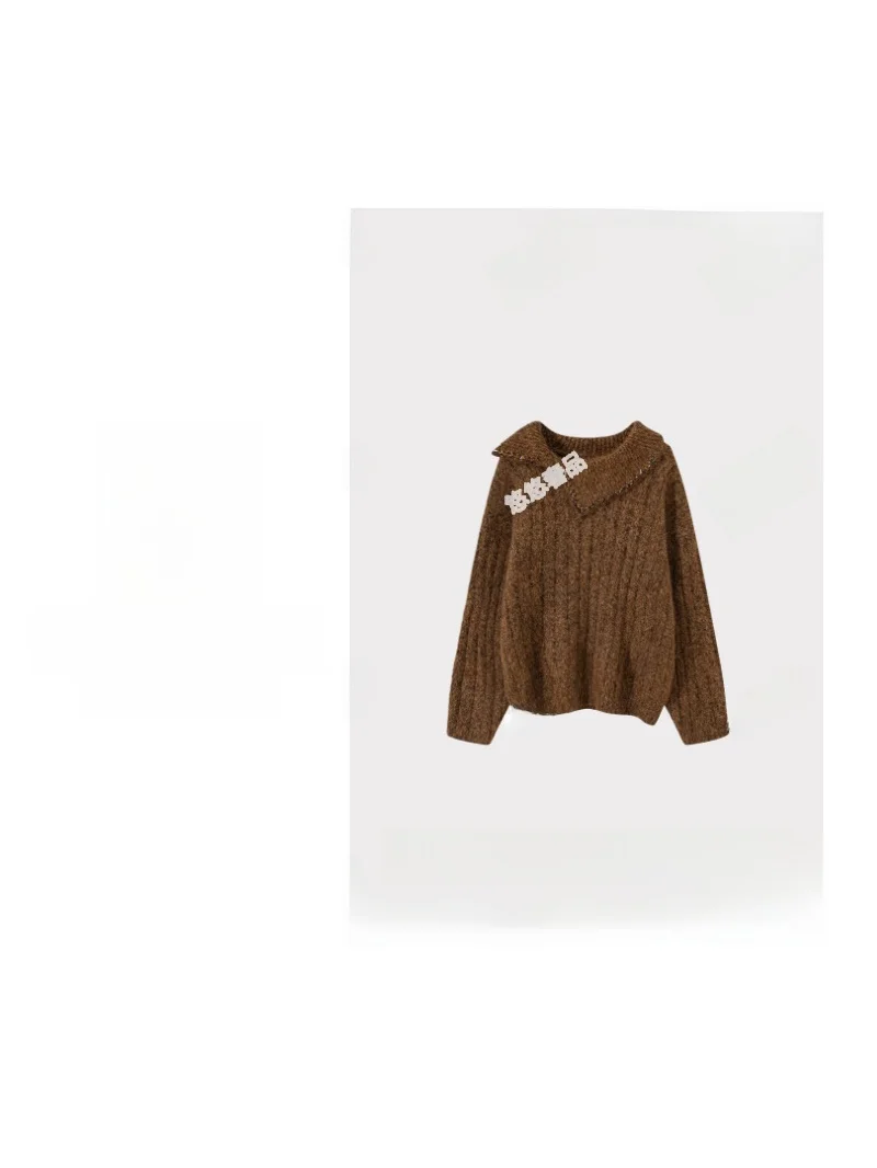 Trendy Korean Knitwear Loose Fit Comfortable Winter Sweater Women's Faionable Aosphere Sle Long Sve Crew Ne Sweater
Trendy Korean Knitwear Loose Fit Comfortable Winter Sweater Women's Faionable Aosphere Sle Long Sve Crew Ne Sweater