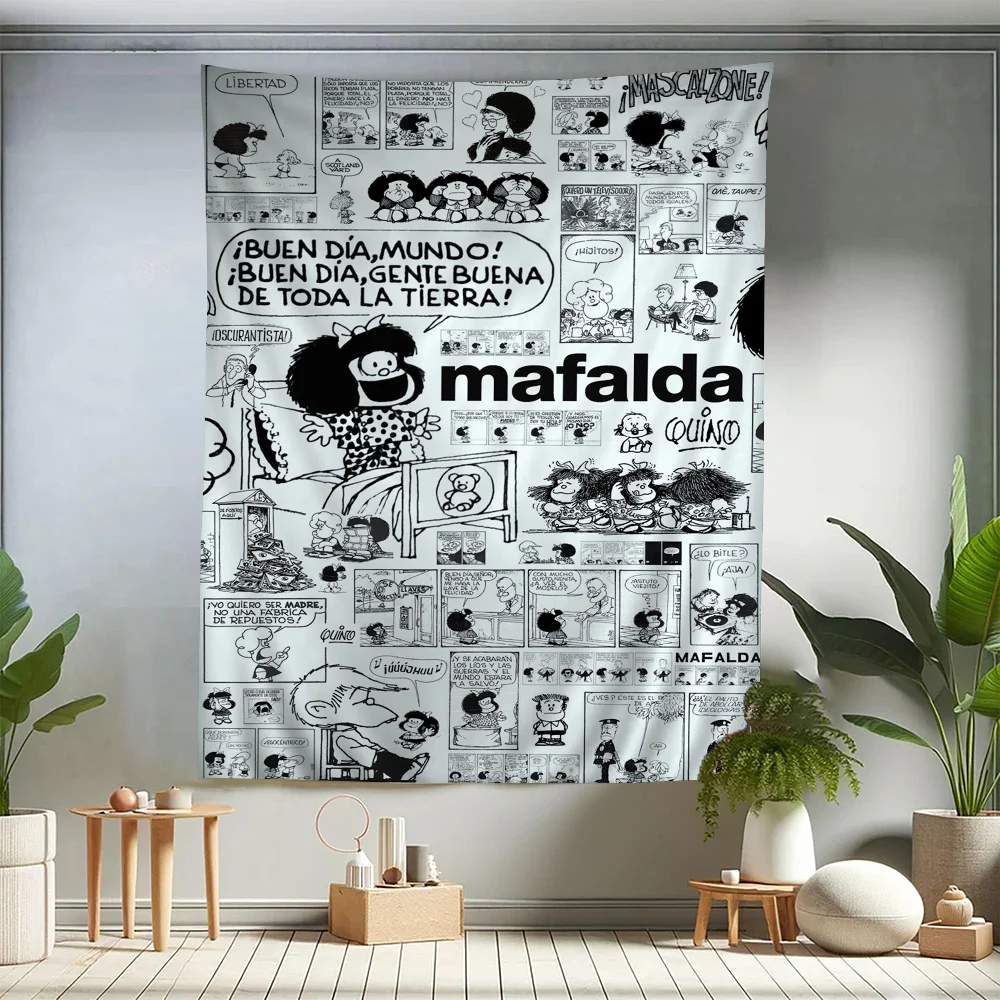 Cute Cartoon Mafalda Cartoon Tapestry Art Science Fiction Room Home Decor Art Home Decor
Cute Cartoon Mafalda Cartoon Tapestry Art Science Fiction Room Home Decor Art Home Decor