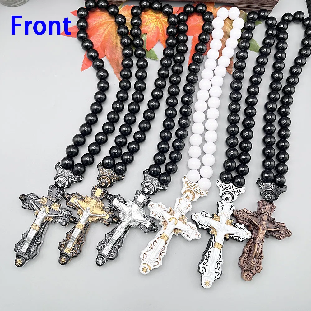 GS192 NEW Cross Holy Image 3D Stereo Resin Paintings Black Beads Decoration Religious Redemption Belief Car Pendants Ornament
GS192 NEW Cross Holy Image 3D Stereo Resin Paintings Black Beads Decoration Religious Redemption Belief Car Pendants Ornament