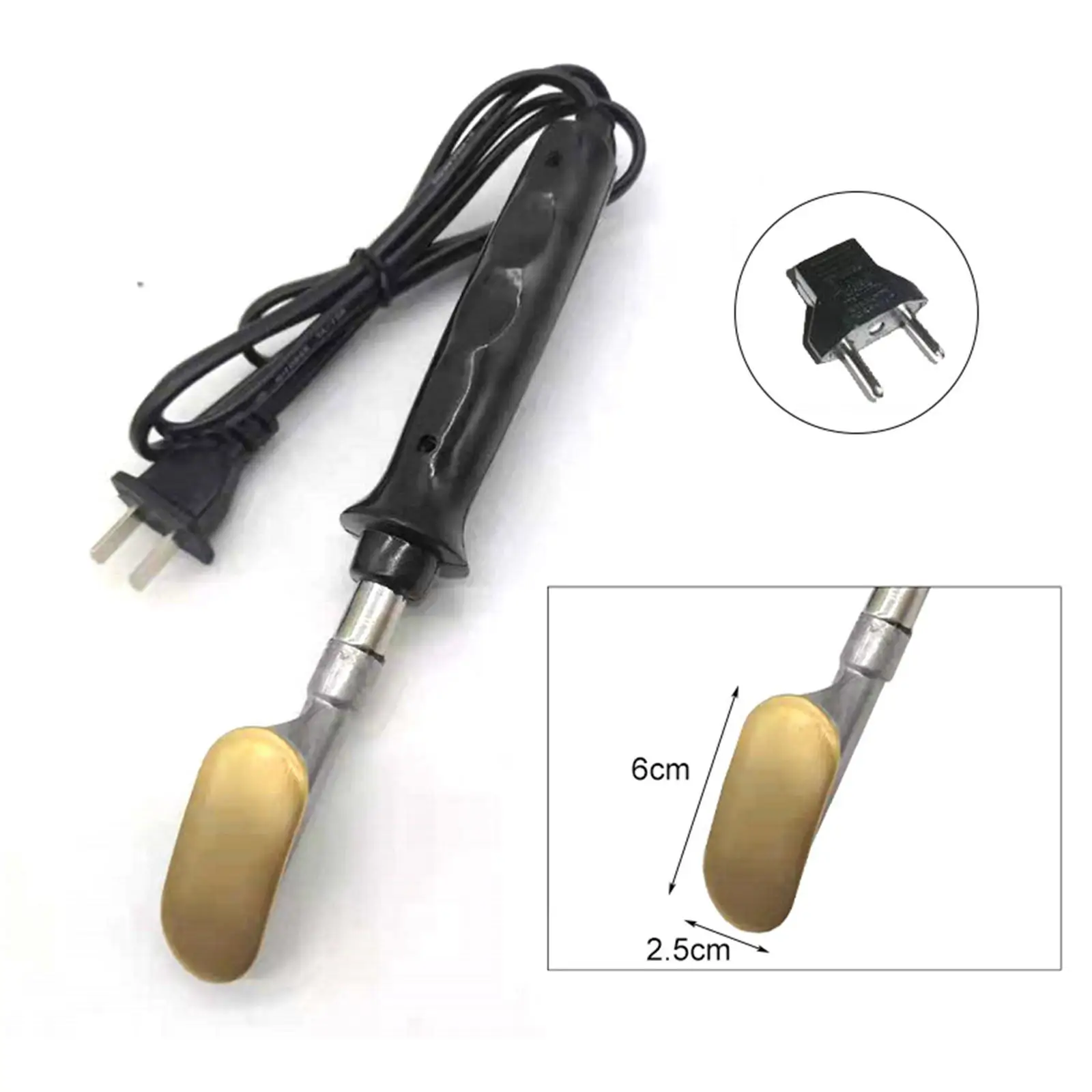 Electric Soldering Iron Flat Tip Welding 220V-240V Spatula Smoothing Tool
Electric Soldering Iron Flat Tip Welding 220V-240V Spatula Smoothing Tool