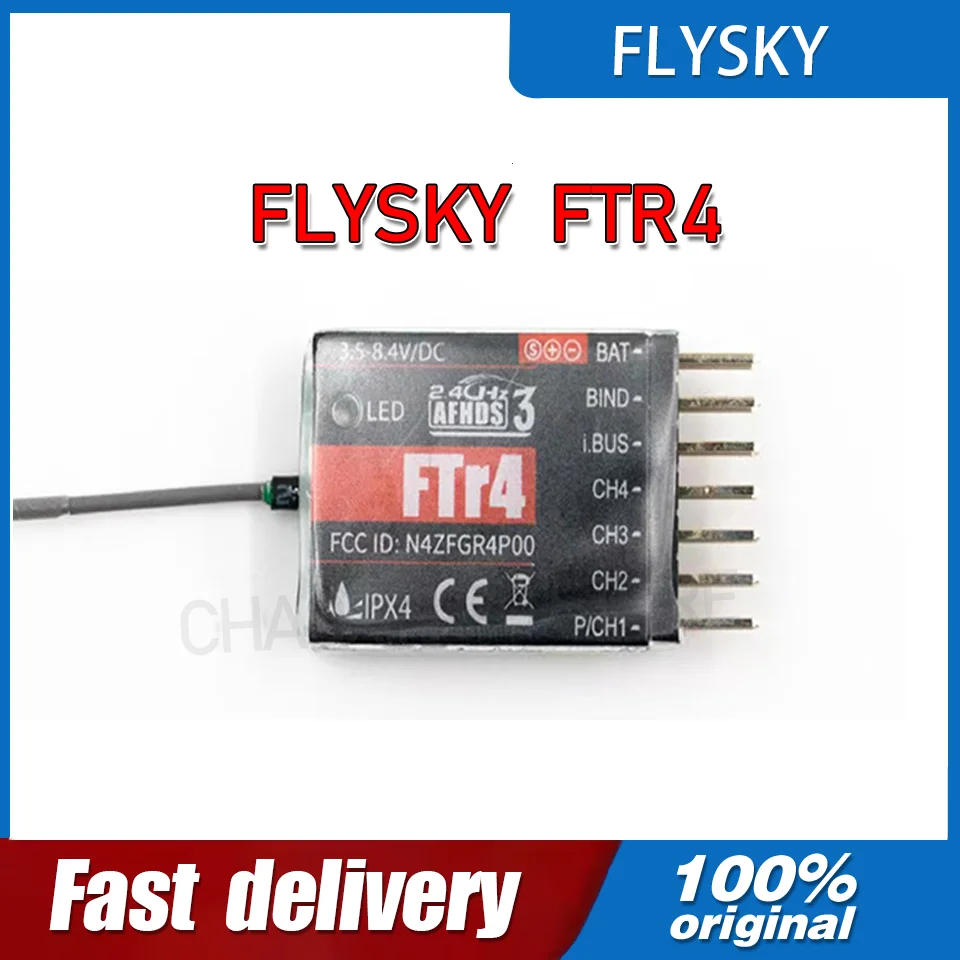 FLYSKY Fusi FTR4 2.4ГГц Мини 4-канальный приемник AFHDS 3 NB4 PL18 с одной антенной, поддержка PWM/PPM/i.bus/s.bus для радиоуправляемых дронов и планеров
FLYSKY Fusi FTR4 2.4ГГц Мини 4-канальный приемник AFHDS 3 NB4 PL18 с одной антенной, поддержка PWM/PPM/i.bus/s.bus для радиоуправляемых дронов и планеров