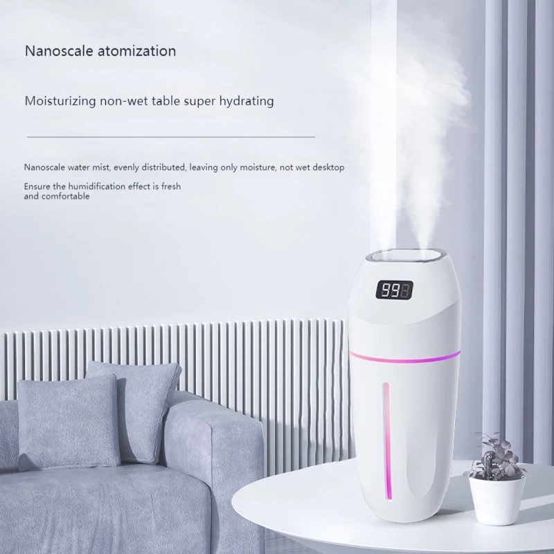 Dual Spray Humidifier Desktop USB Car Mini Aromatreatment Machine Bedroom Air Purifier Fall/Winter Home Silent Atomizer
Dual Spray Humidifier Desktop USB Car Mini Aromatreatment Machine Bedroom Air Purifier Fall/Winter Home Silent Atomizer