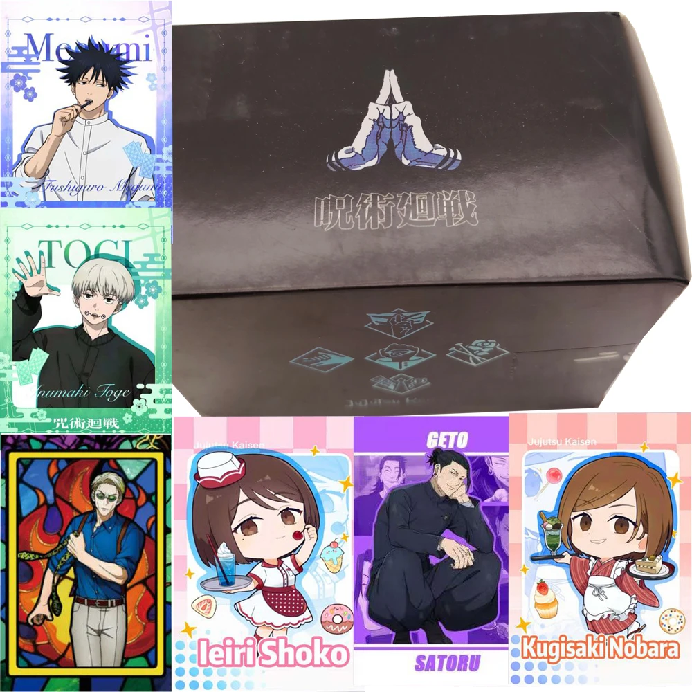 High Energy Youth Magic Anime Jujutsu Kaisen Collection Card Fans' Favorite Handsome Character Exquisite Card Bricks Kids Gifts
High Energy Youth Magic Anime Jujutsu Kaisen Collection Card Fans' Favorite Handsome Character Exquisite Card Bricks Kids Gifts