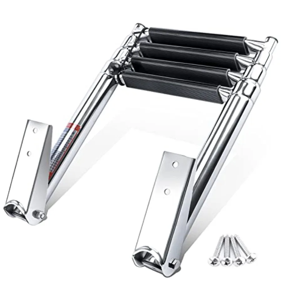 【Spot goods】4 Step Boat Ladder Stainless Steel Telescopic 4 Step Pontoon Boat Ladder Extendable Dock Ladder for a Pontoon Max.
【Spot goods】4 Step Boat Ladder Stainless Steel Telescopic 4 Step Pontoon Boat Ladder Extendable Dock Ladder for a Pontoon Max.