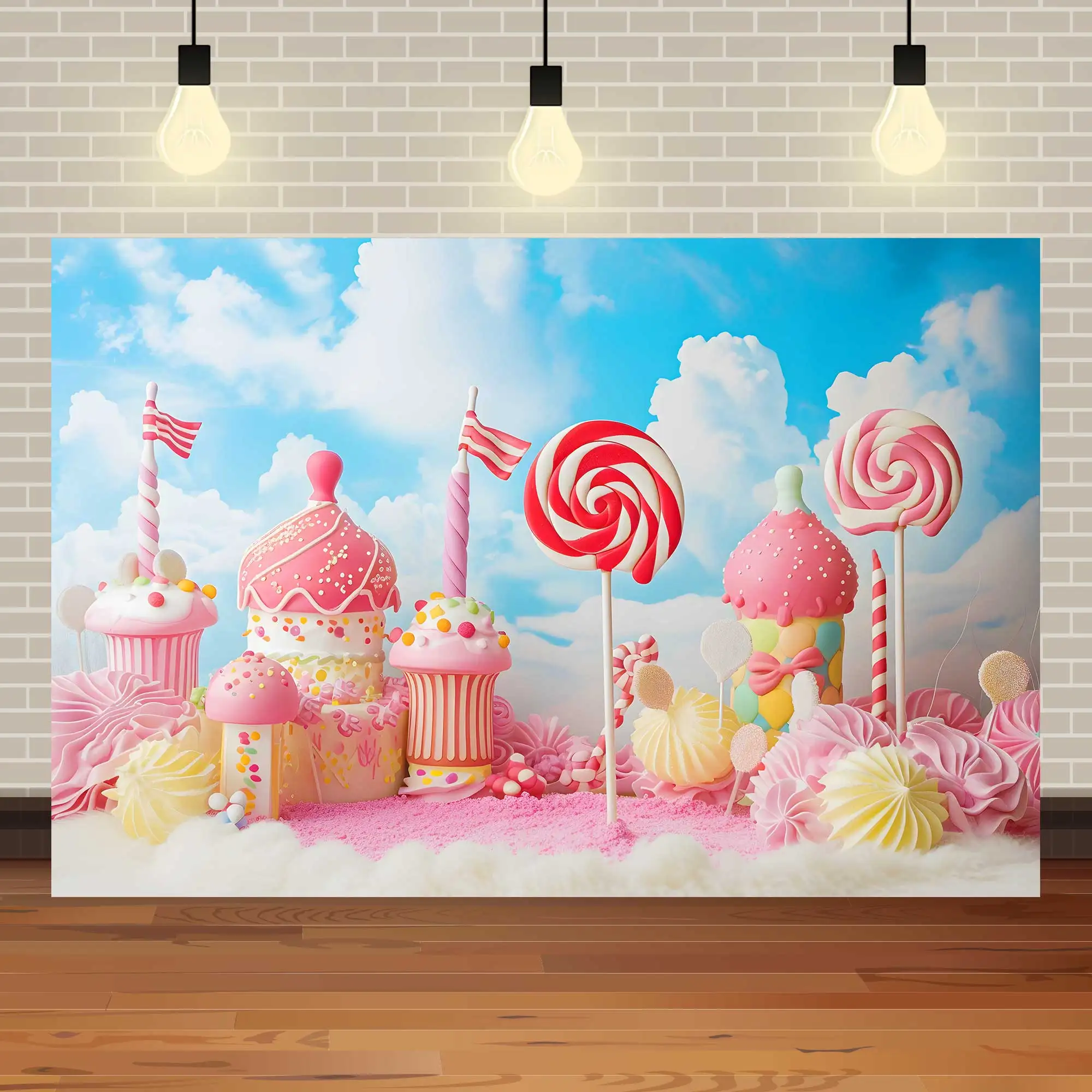 Candy House Fairy Tale Style Party Backdrop Children Birthday Party Scene Decoration Banner Photography Background Photo Studio
Candy House Fairy Tale Style Party Backdrop Children Birthday Party Scene Decoration Banner Photography Background Photo Studio