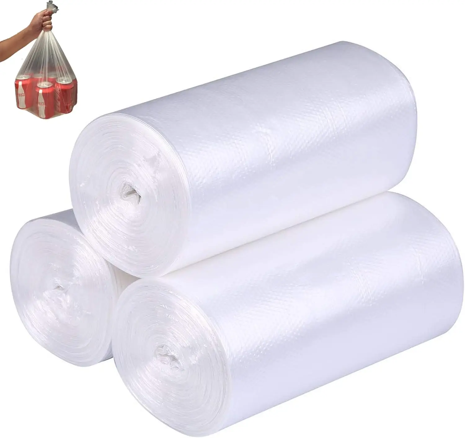 4 Gallon Clear Trash Bags 150 Counts - Small Garbage Bags for Kitchen, Bathroom, Office - Strong Wastebasket Liners 15 Liter
4 Gallon Clear Trash Bags 150 Counts - Small Garbage Bags for Kitchen, Bathroom, Office - Strong Wastebasket Liners 15 Liter