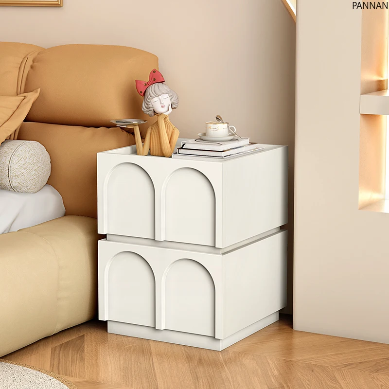 Cream wind bedside table bedroom light luxury creative locker modern simple bedside storage cabinet
Cream wind bedside table bedroom light luxury creative locker modern simple bedside storage cabinet