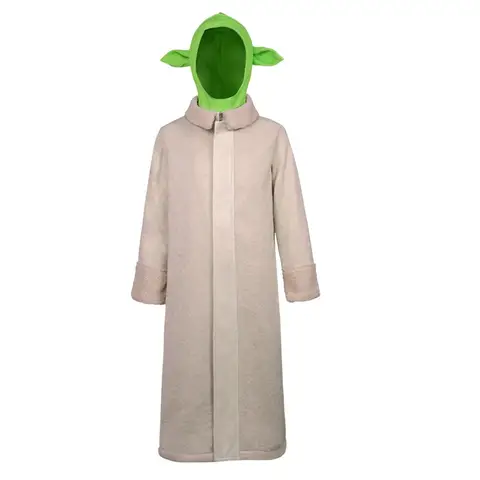 Cosplay Star Yoda Boy Party เครื่องแต่งกายผู้ใหญ่เด็กเสื้อ Robe กับหมวกแฟนซี Wars ฮาโลวีน Performance