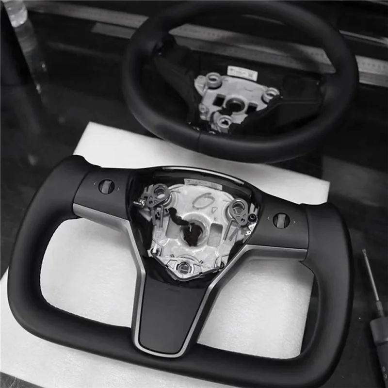 A23Q-Car Yoke Steering Wheel Steering For Tesla Model 3 2017-2023 Model Y Steering Racing Custom Styling No Heating Side Hole
A23Q-Car Yoke Steering Wheel Steering For Tesla Model 3 2017-2023 Model Y Steering Racing Custom Styling No Heating Side Hole