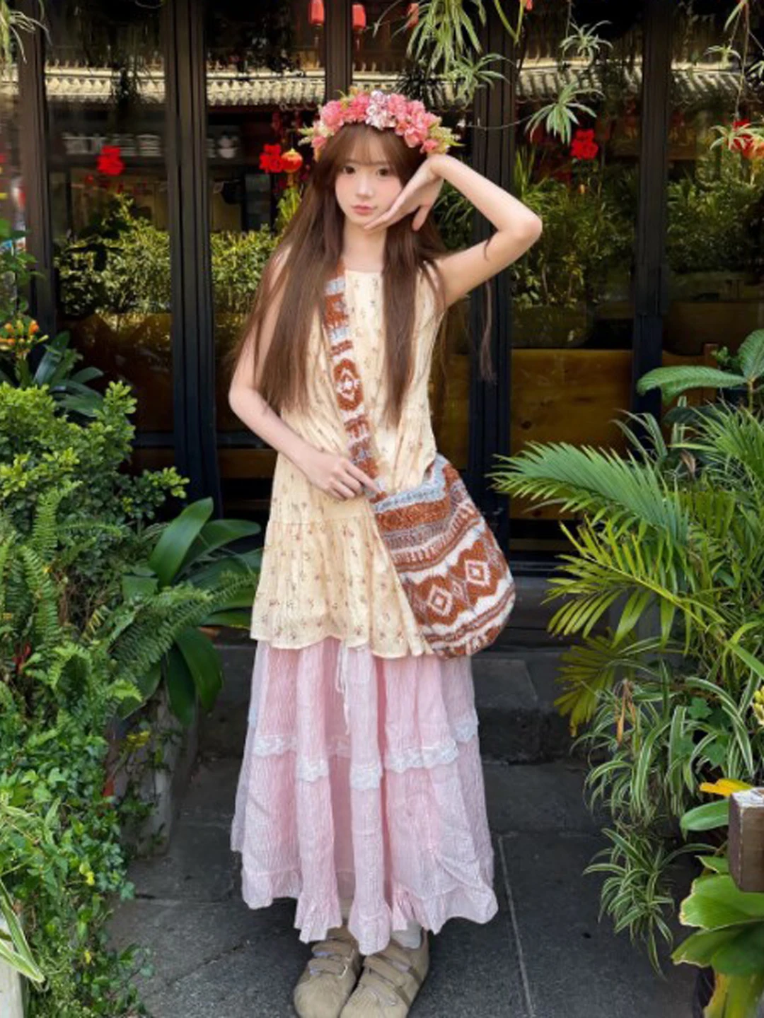 Gentle Wind Unique Super Beautiful Vest Top Half Skirt Two Piece Set Anti Aging Whole Set Summer 2026 Fashion Women's Set
Gentle Wind Unique Super Beautiful Vest Top Half Skirt Two Piece Set Anti Aging Whole Set Summer 2026 Fashion Women's Set