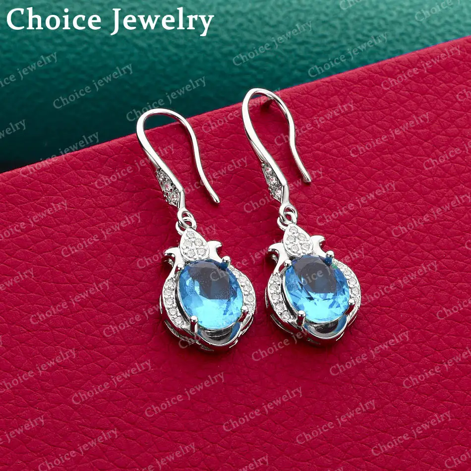1 Pair 925 Sterling Silver Water Drop Blue Zircon Earrings for Women's Elegant Fashion Jewelry Perfect for Everyday Accessories
1 Pair 925 Sterling Silver Water Drop Blue Zircon Earrings for Women's Elegant Fashion Jewelry Perfect for Everyday Accessories