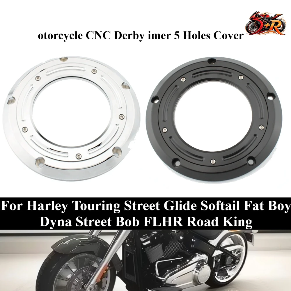 NEW otorcycle CNC Derby imer 5 Holes Cover For Harley Touring Street Glide Softail Fat Boy Dyna Street Bob FLHR Road King
NEW otorcycle CNC Derby imer 5 Holes Cover For Harley Touring Street Glide Softail Fat Boy Dyna Street Bob FLHR Road King