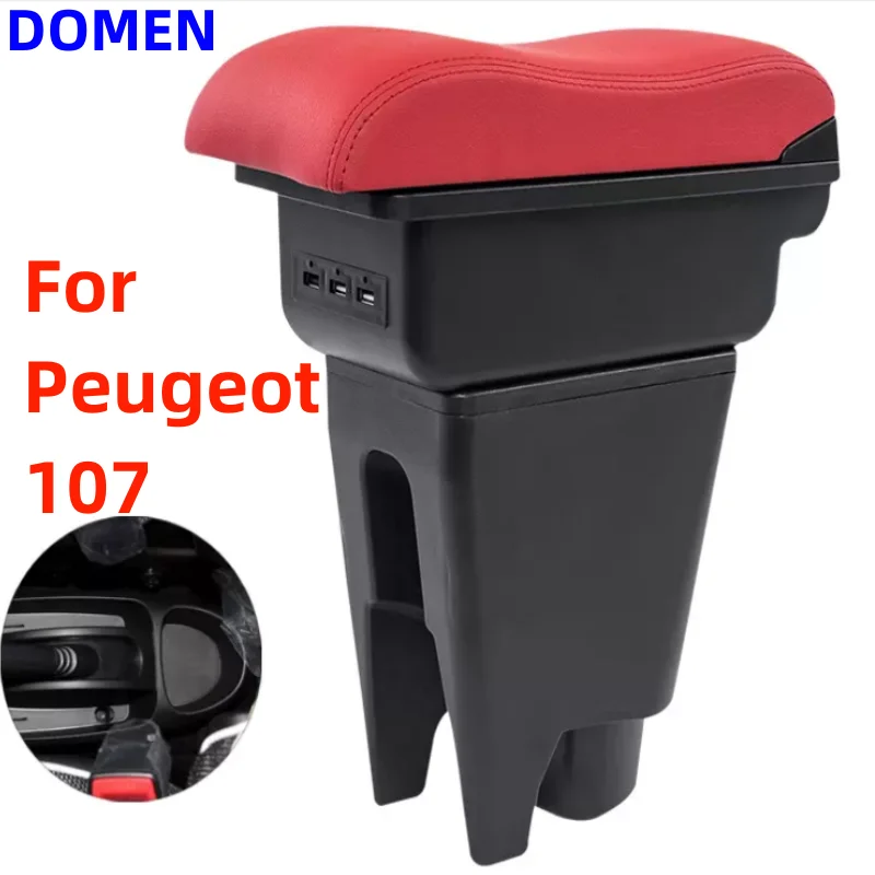 For Peugeot 107 Armrest box Interior Parts Car Central Content With Retractable Cup Hole Large Space Dual Layer USB Charging
For Peugeot 107 Armrest box Interior Parts Car Central Content With Retractable Cup Hole Large Space Dual Layer USB Charging