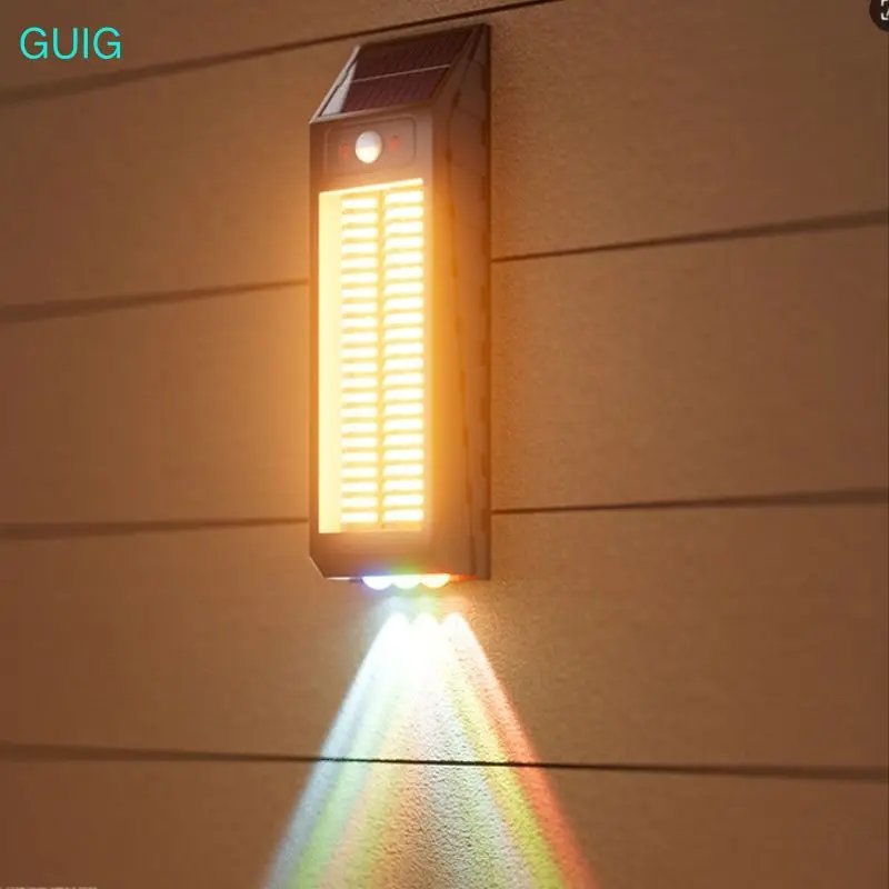 Solar Wall Light Motion Sensor LED Outdoor Lamp RGB Color Changing Waterproof Garden Courtyard Fence Wall Sconce Solar Powered
Solar Wall Light Motion Sensor LED Outdoor Lamp RGB Color Changing Waterproof Garden Courtyard Fence Wall Sconce Solar Powered