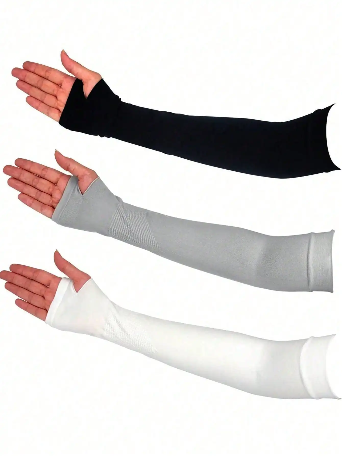 Thumb Hole Sun Protection Arm Sleeves, Breathable And Cooling, Available In 3 Colors, Long Compression Sleeve For Summer Sun Protection, Suitable For Sports, Fitness, Cycling, Driving, School And Other Occasions,Men Gifts,Camping
Thumb Hole Sun Protection Arm Sleeves, Breathable And Cooling, Available In 3 Colors, Long Compression Sleeve For Summer Sun Protection, Suitable For Sports, Fitness, Cycling, Driving, School And Other Occasions,Men Gifts,Camping