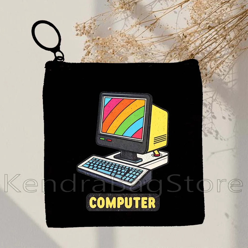 Vintage Cute Computer Printed Canvas Bag Coin Purse Small Square Bag Key Travel Storage Card Case Bag Cotton Wallet Zipper Pouch
Vintage Cute Computer Printed Canvas Bag Coin Purse Small Square Bag Key Travel Storage Card Case Bag Cotton Wallet Zipper Pouch