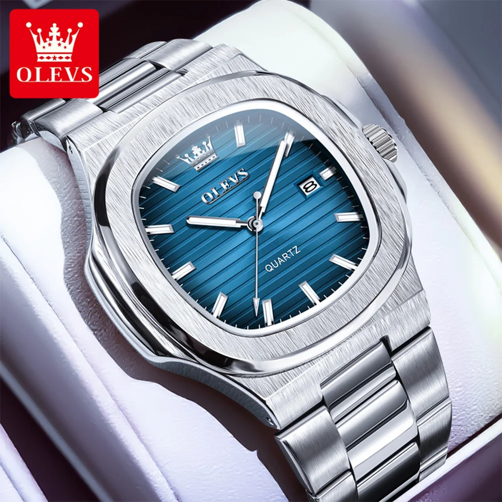 OLEVS 3696 Top Luxury Square Men Watch Date Waterproof Night Light Men's Watch High Quality Original Brand Men Quartz Watch Gift
OLEVS 3696 Top Luxury Square Men Watch Date Waterproof Night Light Men's Watch High Quality Original Brand Men Quartz Watch Gift