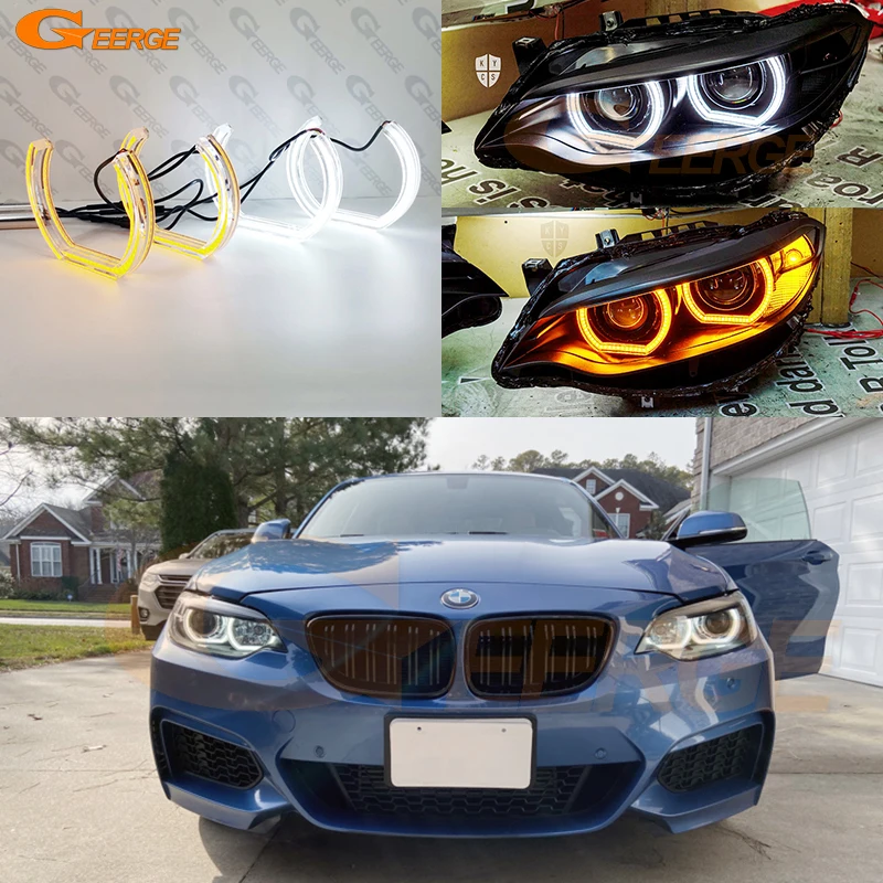 Для BMW 2 серии F22 F23 F87 M2 2012-2016: сверхъяркие светодиодные кольца «ангельские глазки» в стиле DTM, комплект «Хало»
Для BMW 2 серии F22 F23 F87 M2 2012-2016: сверхъяркие светодиодные кольца «ангельские глазки» в стиле DTM, комплект «Хало»