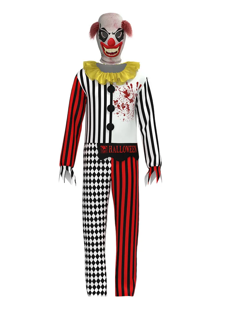 Halloween Clown Cosplay Children's Jumpsuit Set One-Piece Suit Costume for Kids Party Performance Traditional Chinese Style
Halloween Clown Cosplay Children's Jumpsuit Set One-Piece Suit Costume for Kids Party Performance Traditional Chinese Style