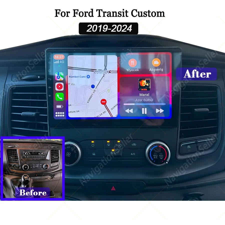 For Ford Transit Touch Screen Radio Car Stereo Carplay Android Auto Head Unit GPS Navigation Multimedia Android 13 4+64G Wifi BT
For Ford Transit Touch Screen Radio Car Stereo Carplay Android Auto Head Unit GPS Navigation Multimedia Android 13 4+64G Wifi BT