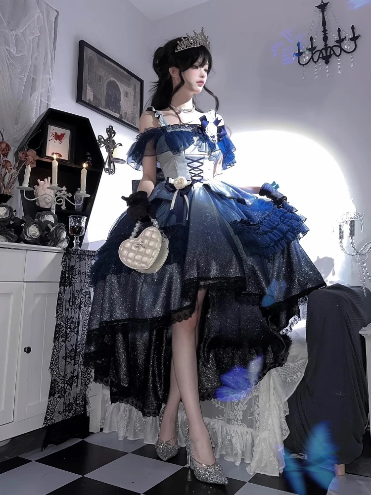 Lolita and Expensive Atmosphere Dress Short Front Long Back Girls'
Lolita and Expensive Atmosphere Dress Short Front Long Back Girls'