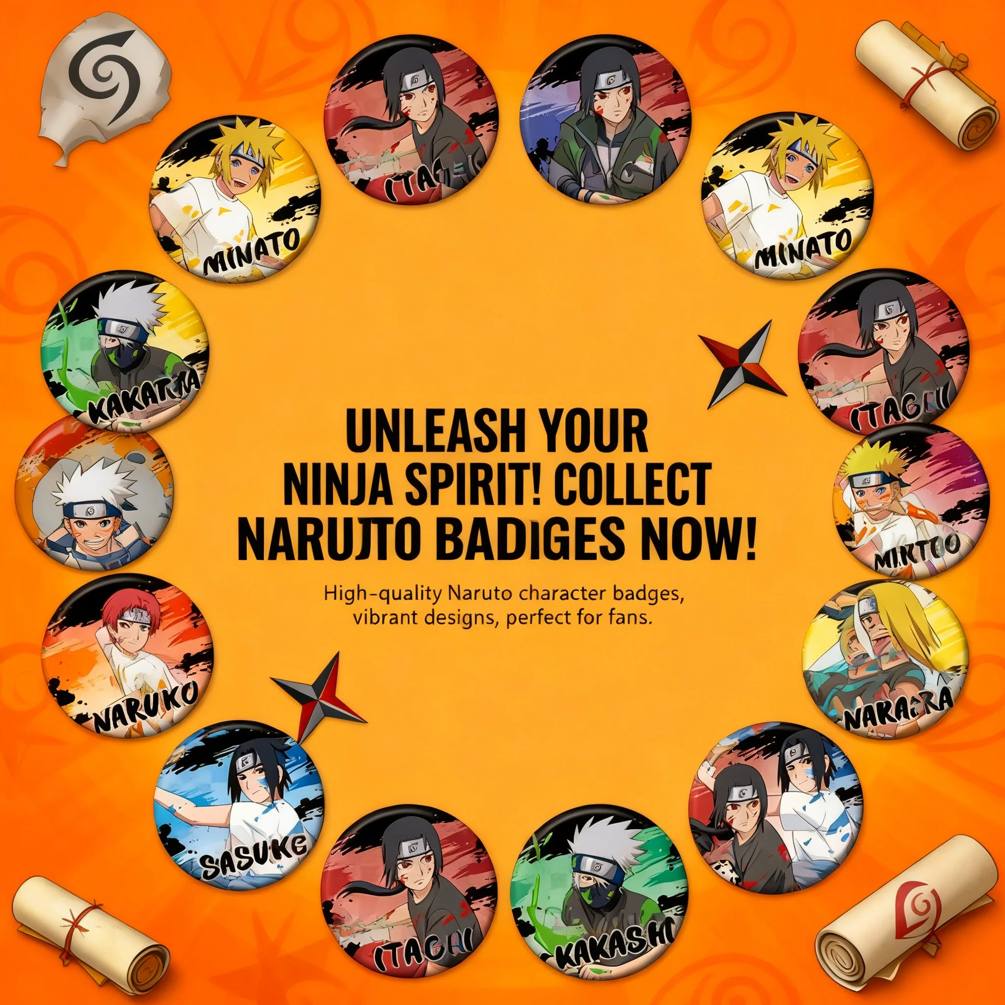 Naruto Badge Set Sasuke Naruto Obito Minato Sakura Paint Tin Pin Brooch Anime Gi
Naruto Badge Set Sasuke Naruto Obito Minato Sakura Paint Tin Pin Brooch Anime Gi