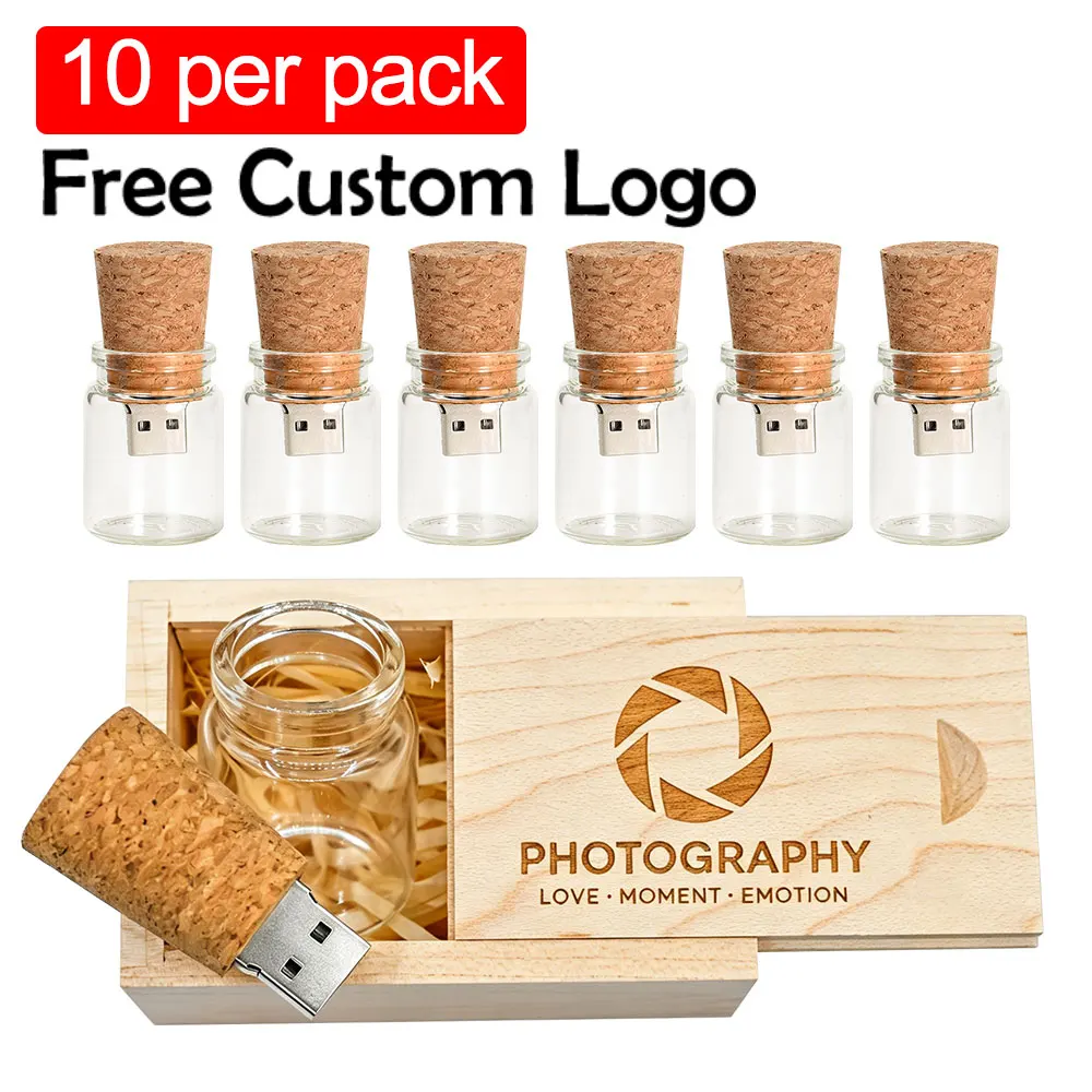 10pcs/lot New Drift Bottle Usb 2.0 Flash Drives Glass Wooden Cork Pendrive 16GB 32GB 64GB 8GB U Disk 1 PCS Free Custom LOGO
10pcs/lot New Drift Bottle Usb 2.0 Flash Drives Glass Wooden Cork Pendrive 16GB 32GB 64GB 8GB U Disk 1 PCS Free Custom LOGO